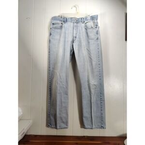 Levis 505 Jeans Mens Size 36x32* Blue Straight Fit 100% Cotton Workforce Comfort